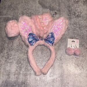 Claire’s Easter Headband, Bunny Tail, Bunny Hands, Bunny Earrings NEW